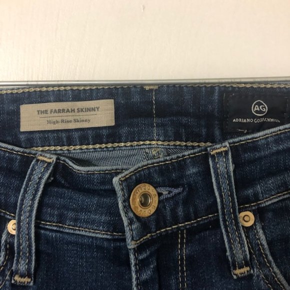 AG Adriano Goldschmied The Farrah Skinny Crop Jeans - Picture 3 of 3
